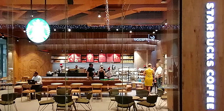 Alclad Shopfitting Photo of Starbucks store